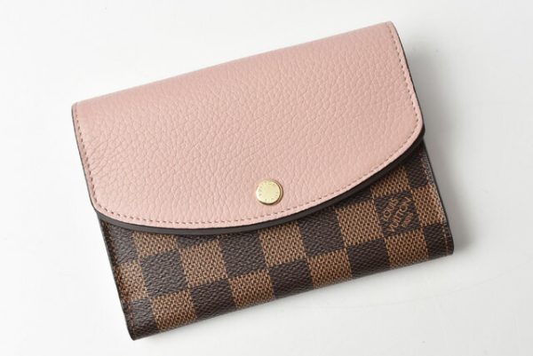 210328 06 lv 2 Louis Vuitton Wallet Portefeuille Normandy Damier Magnolia