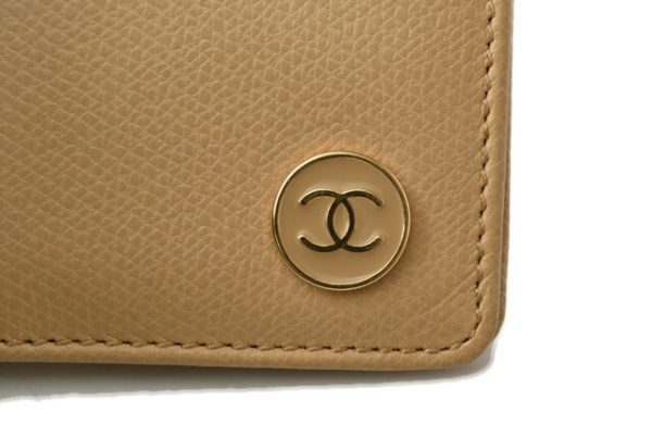 210328 13 ch 4 CHANEL Card Case Coco Mark Beige