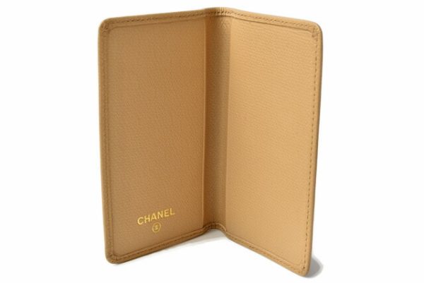 210328 13 ch 5 CHANEL Card Case Coco Mark Beige