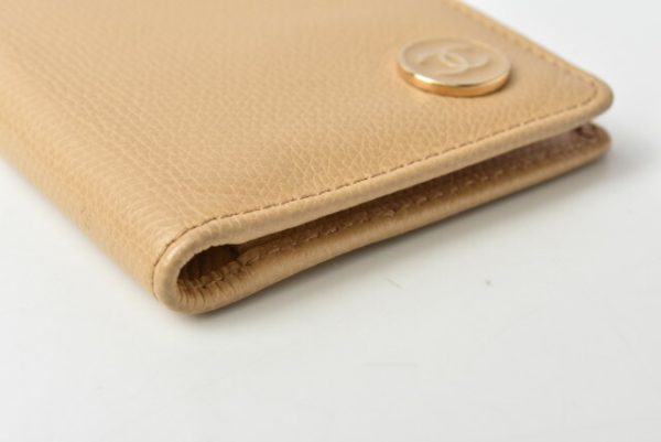 210328 13 ch 9 CHANEL Card Case Coco Mark Beige