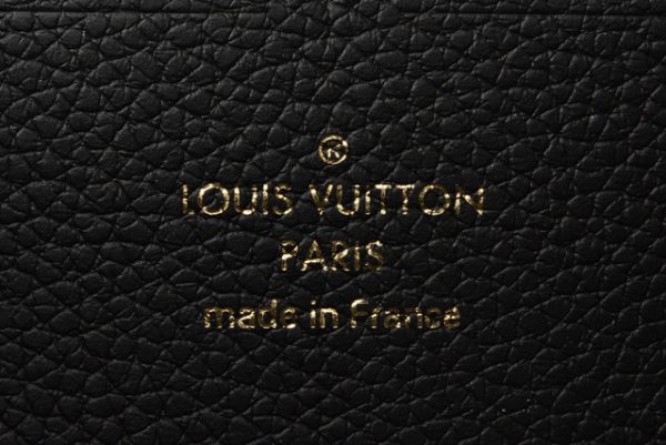 210328 14 lv 6 Louis Vuitton Long Wallet Clemence Empreinte Noir Black