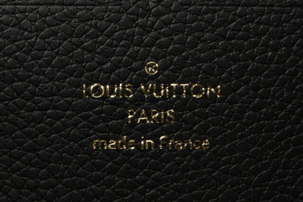 210328 14 lv 6 Louis Vuitton Clemence Wallet Long Monogram Empreinte Noir