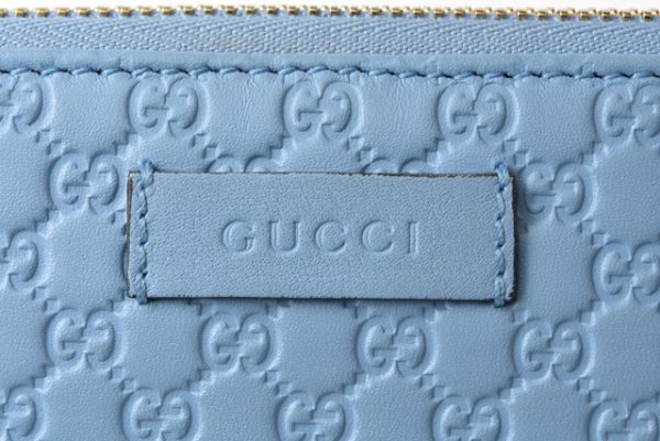 210328 15 g 2 Gucci Long Wallet Micro Guccisima Blue