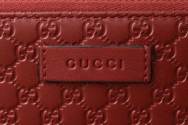 210328 36 g 3 Gucci Long Wallet Micro Guccisima Rouge Red