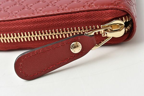 210328 36 g 4 Gucci Long Wallet Micro Guccisima Rouge Red