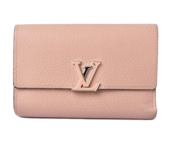 210328 40 lv 1 Louis Vuitton Portefeuille Capucines Wallet Magnolia