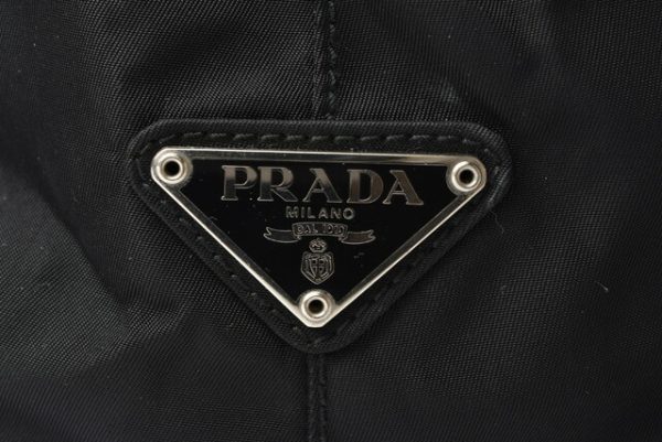 210328 45 p 4 Prada Shoulder Bag Tote Bag UniseTessuto Nero