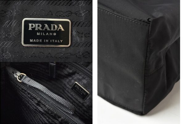 210328 45 p 8 Prada Shoulder Bag Tote Bag UniseTessuto Nero