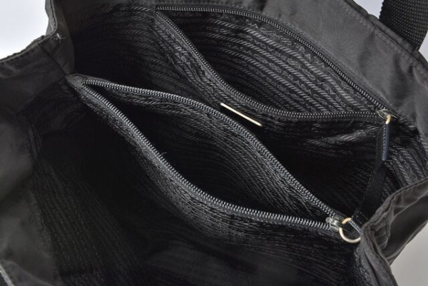 210328 45 p 9 Prada Shoulder Bag Tote Bag UniseTessuto Nero