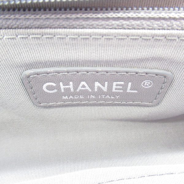 2104102242004 10 Chanel Chain Shoulder Bag Nylon Tweed Green