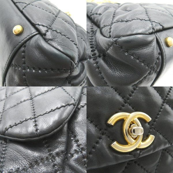 2104102255257 12c Chanel Shoulder Lambskin Black