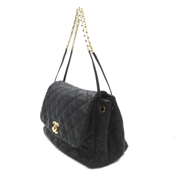 2104102255257 4 Chanel Shoulder Lambskin Black