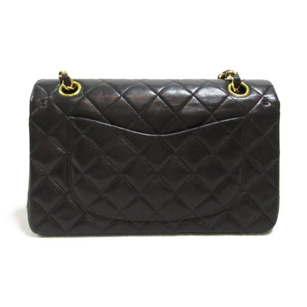 2104102263344 4 Chanel Matelasse Double Flap Chain Lambskin Black