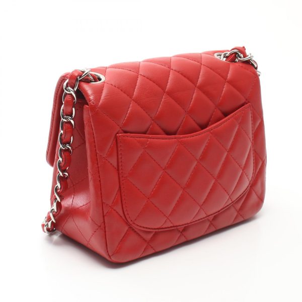 2104102265379 2 Chanel Mini Matelasse Shoulder Bag Lambskin Red