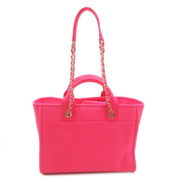 2104102265676 4 Chanel Deauville 2Way Tote PM Tote Bag Pink