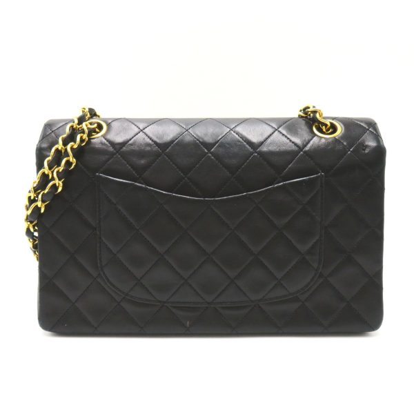 2104102266321 2 Chanel Matelasse Double Flap Chain Lambskin Black