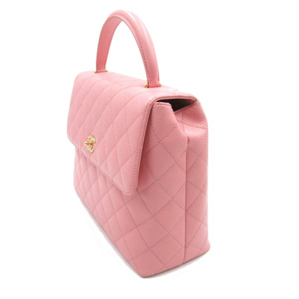 2104102267915 3 Chanel Matelasse Handbag Caviar Skin Pink