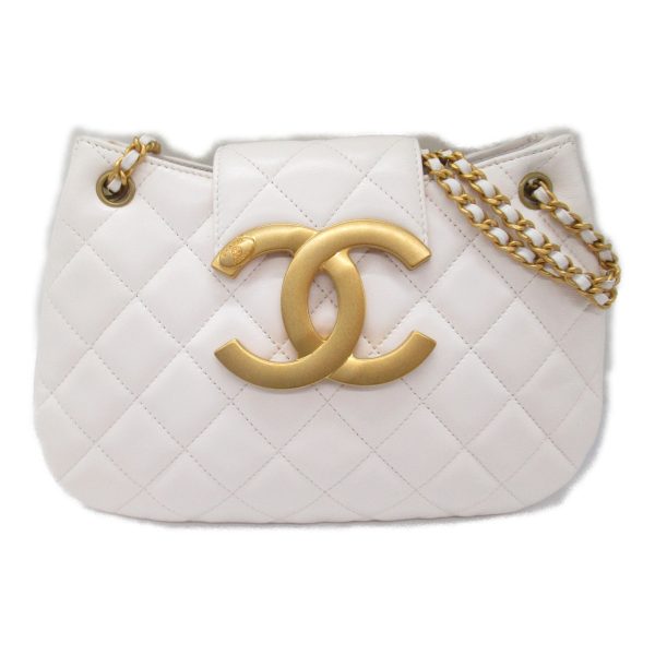 2104102277730 5 Chanel Hobo Bag Lambskin White