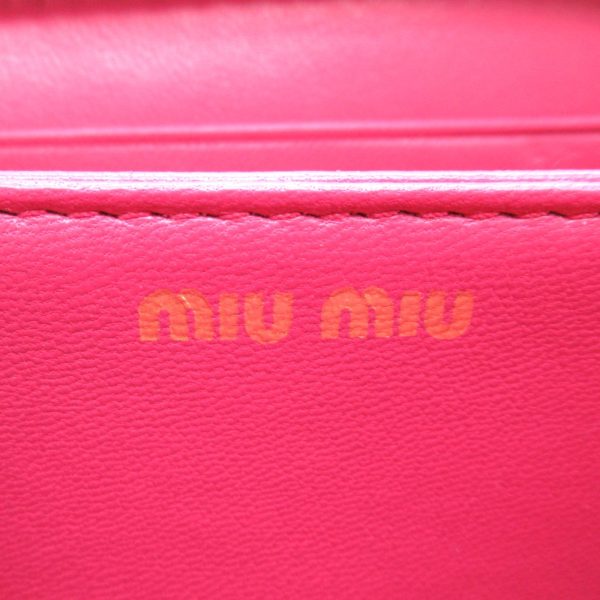 2104102280273 7 Miu Miu Coin Case Wallet Pink