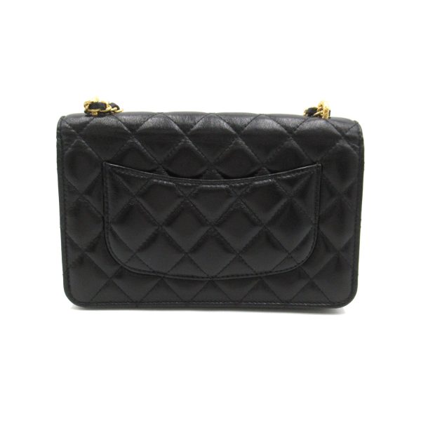 2104102280334 2 Chanel Chain Wallet Shoulder Bag Black