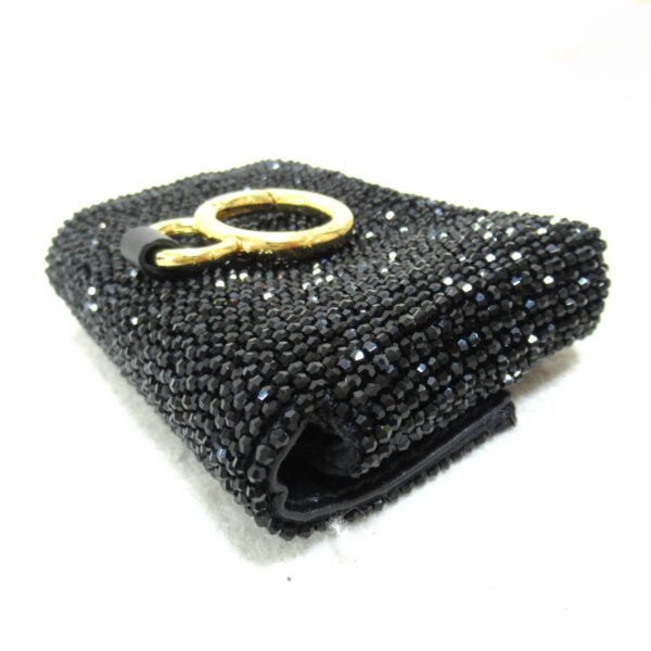 2104102281829 5 Fendi Mini Sequins Shoulder Pouch Black