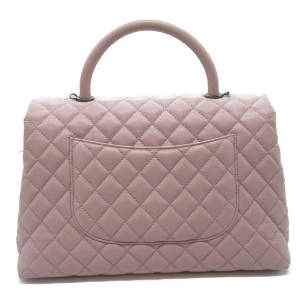 2104102282741 4 Chanel Coco Handle Matelasse 2way Shoulder Bag Caviar Skin Pink