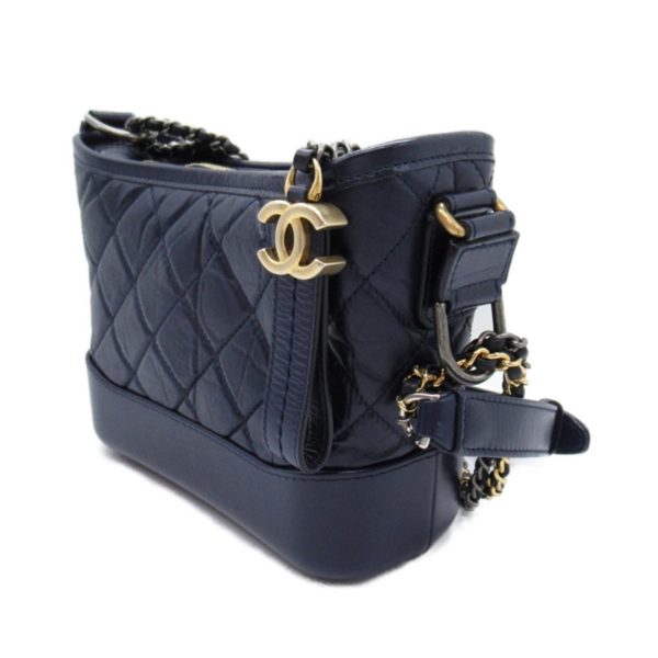 2104102285223 5 Chanel Gabriel de Chain Shoulder Bag Blue