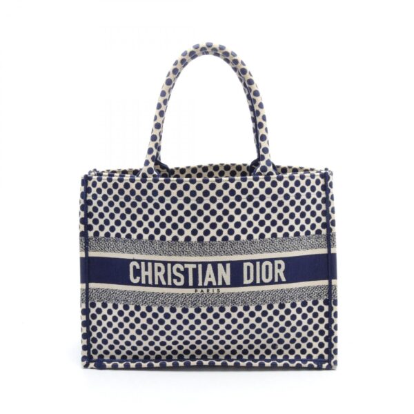 2104102285445 1 Dior Book Tote Medium Tote Bag Blue White