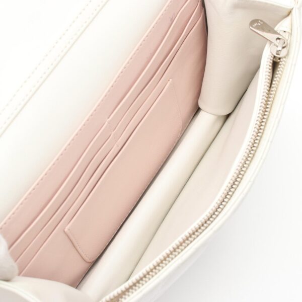 2104102288668 3 Dior Miss Dior Cannage Shoulder Bag White