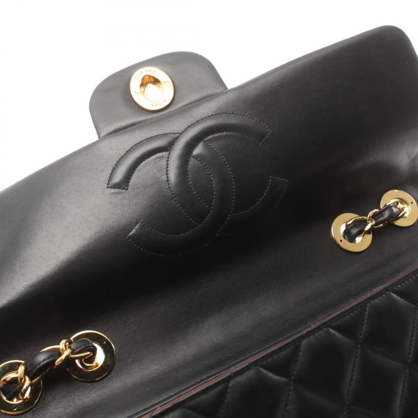 2104102296038 5 Chanel Deca Matelasse Shoulder Bag Black