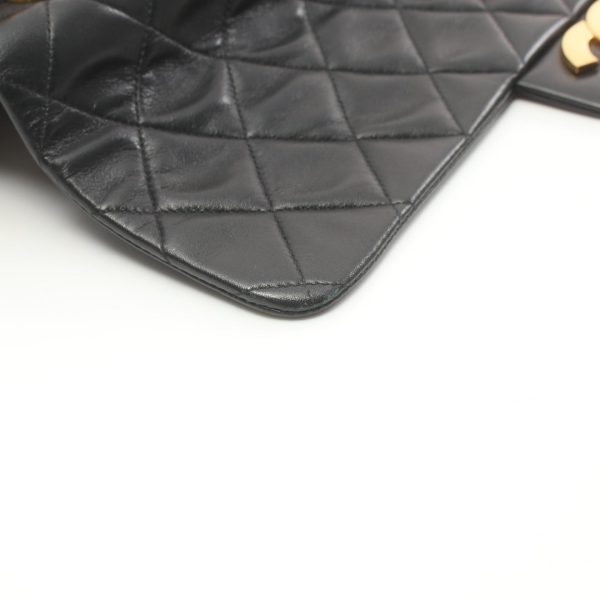 2104102296038 8 Chanel Deca Matelasse Shoulder Bag Black