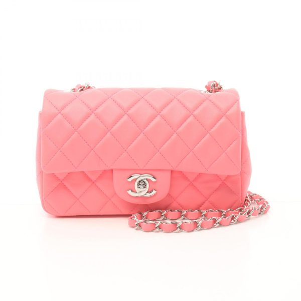 2104102296236 1 Chanel Mini Matelasse Shoulder Bag Pink