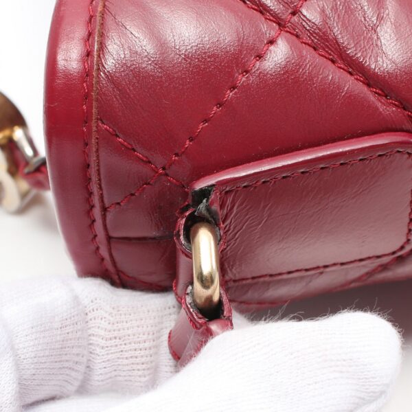 2104102297301 5 Chanel Gabriel de Chanel Small Aged Calfskin Hobo Bag Red