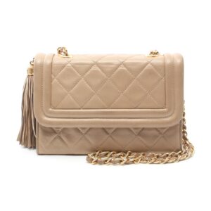 2104102297448 1 Chanel Bi Color Quilted Lambskin Mini Top Handle Rectangular Flap