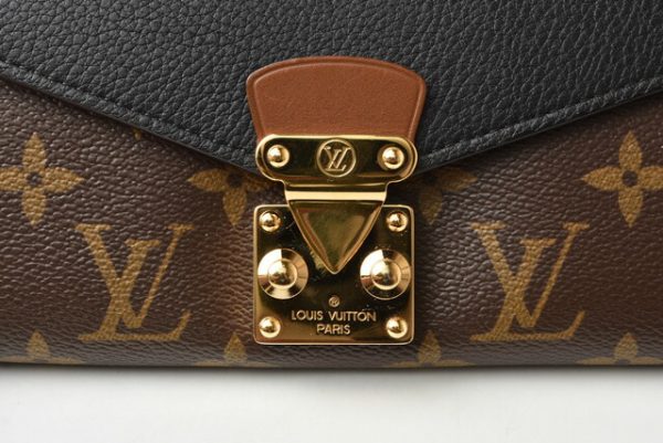 210427 08 lv 3 Louis Vuitton Long Wallet Portefeuille Pallas Monogram Noir