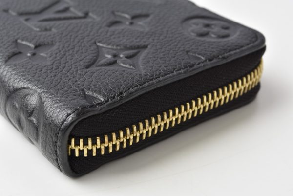 210427 49 lv 3 Louis Vuitton Long Wallet Portefeuil Clemence Empreinte Noir