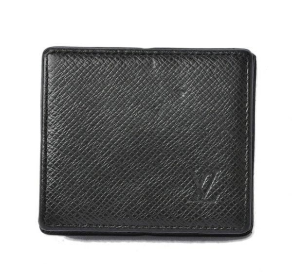 210427 50 lv 1 Louis Vuitton Portomone Coin Case Taiga Ardoise