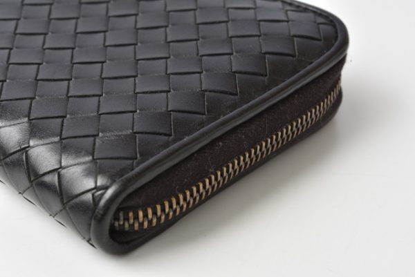 210427 56 bv 5 Bottega Veneta Long Wallet Black