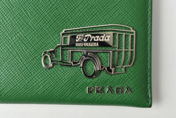 210616 172 12 p 2 Prada iPad Mini Case Pouch Green Car