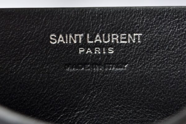 210616 212 14 ysl 6 Saint Laurent Paris Card Case Crocodile Black