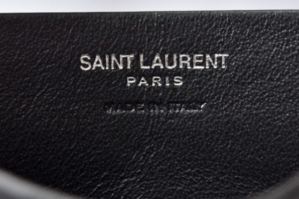 210616 212 14 ysl 6 Saint Laurent Card Case Crocodile Black