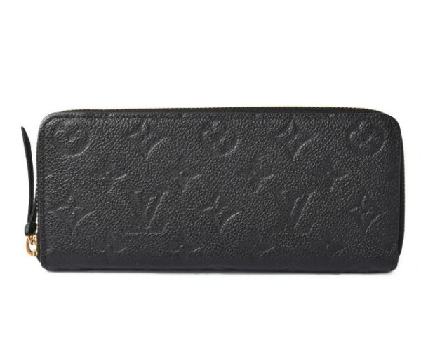 210625 to 01 lv 1 Louis Vuitton Long Wallet Monogram Empreinte Noir Black