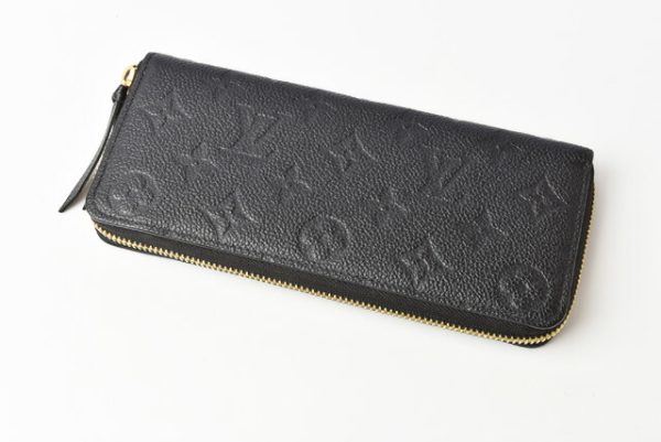 210625 to 01 lv 2 Louis Vuitton Long Wallet Monogram Empreinte Noir Black