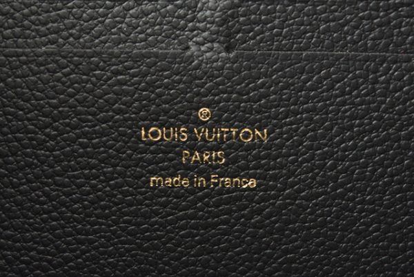 210625 to 01 lv 5 Louis Vuitton Long Wallet Monogram Empreinte Noir Black