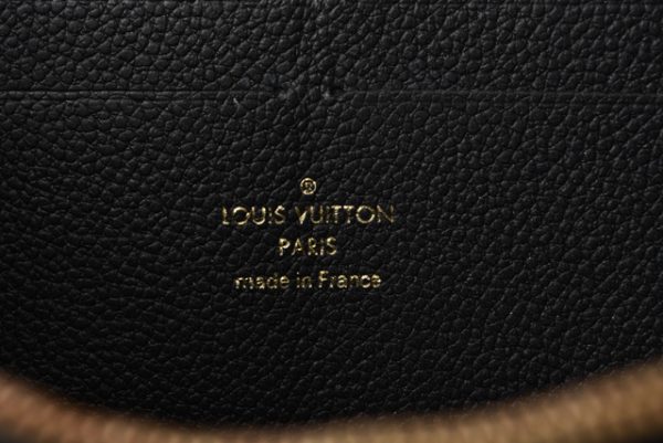 210625 to 04 lv 4 Louis Vuitton Long Wallet Portefeuil Clemence Monogram Empreinte Noir