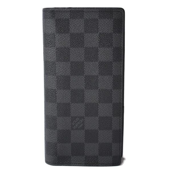 210625 to 13 lv 1 Louis Vuitton Long Wallet Portefeuille Brother Damier Graphite