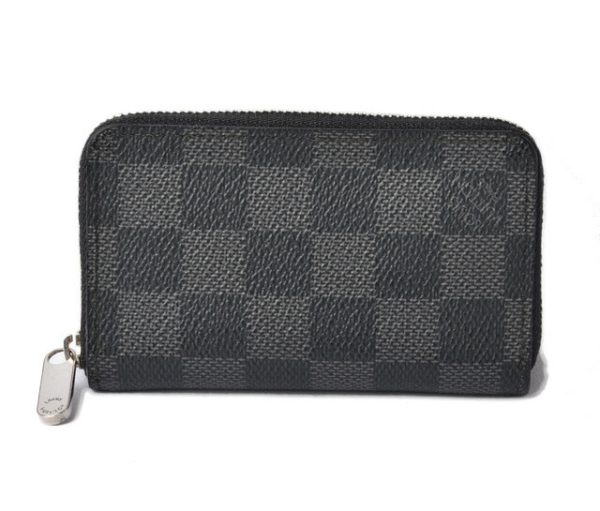 210625 to 34 lv 1 Louis Vuitton Zippy Coin Mini Wallet Damier Graphite