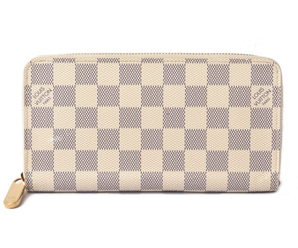 210625 to 36 lv 1 Louis Vuitton Zippy Wallet Long Damier Azur