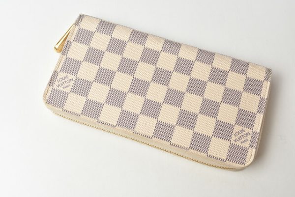 210625 to 36 lv 3 Louis Vuitton Long Wallet Zippy Wallet Damier Azur