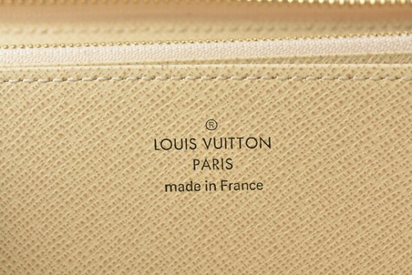 210625 to 36 lv 8 Louis Vuitton Long Wallet Zippy Wallet Damier Azur